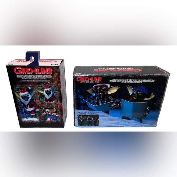 NECA Ultimate Santa Stripe & Gizmo & Winter Gremlins 2 Pack Set 1 Action Figures - Picture 9 of 15